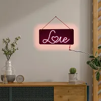 EXPLEASIA Love Neon LED Light Sign for Room Decoration Accessory, Table Decoration, Gifts, Night Light (Neon Love 3)-thumb3