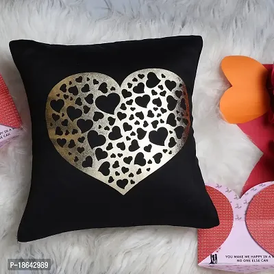 Expleasia Valentine Special Cushion Gift for Your Loved Ones| Valentine Gift Items| Birthday Gift 12x12 Cushion with Filler Valentine Day Best Couple Love You Surpirse Gifts (Cushion 6)