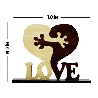 Expleasia Wooden Valentine Showpiece for Couple, Boyfriend, Girlfriend, Wife, Husband or Special Occasion, Anniversary, Valentine, and Birthday, Best for Gifting-thumb1