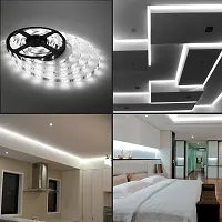 Expleasia LEDs 5 m Strip Lights (Pack of 1) | Indoor  Outdoor Decorative |120 LED/Mtr with Adaptor (White)-thumb2