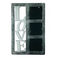 EXPLEASIA Valentine Special Wooden Photo frame| photo frame for wall decor| Valentine gifts | Birthday Gifts| Gifts Items (Silver)-thumb4