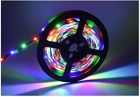 Expleasia LEDs 5 m Strip Light (Pack of 1) | Indoor  Outdoor Decorative | 120 LED/Mtr with Adaptor (Multi)-thumb1