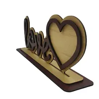 Expleasia Wooden valentine Photo Frame Showpiece for couple, boyfriend, girlfriend, wife, husband or Special occasion, Anniversary, Valentine, and Birthday, Best for Gifting-thumb1