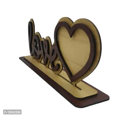 Expleasia Wooden valentine Photo Frame Showpiece for couple, boyfriend, girlfriend, wife, husband or Special occasion, Anniversary, Valentine, and Birthday, Best for Gifting-thumb2