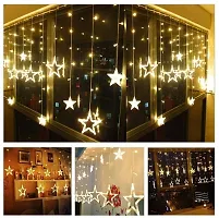 Expleasia Star Fountain Rice Light for Wall Decor| Home Decoration| Diwali Item| Christmas Item| Indoor  Outdoor Decoration Item| | Festival Item | 2.49 Mtr Length |138pcs LED (Yellow)-thumb2