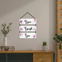 EXPLEASIA Wall Hanging Wooden Art Decoration Item for Home | Office | Living Room | Bedroom | Decoration Items | Motivational quotes decor| Gift Items (Pink)-thumb2