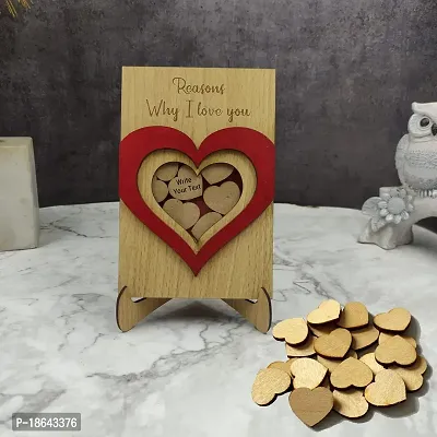 EXPLEASIA Valentine Special DIY Love Box for Your Loved One's | Valentine Items| Birthday Gifts | Gift Items (LoveBox-Rectangle)