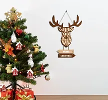 EXPLEASIA Decorative Wall Hanging Wooden Art Decoration Item for Home | Office | Living Room | Bedroom (reindeer)-thumb3