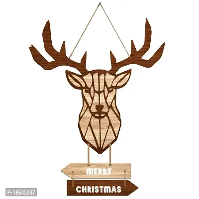 EXPLEASIA Decorative Wall Hanging Wooden Art Decoration Item for Home | Office | Living Room | Bedroom (reindeer)