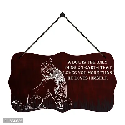 EXPLEASIA Dog Love wooden wall hanging planks, wall art | Decoration item | Living Room| office | Home Decor | Gifts Items
