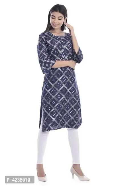 Women Printed Rayon Straight Kurta-thumb5