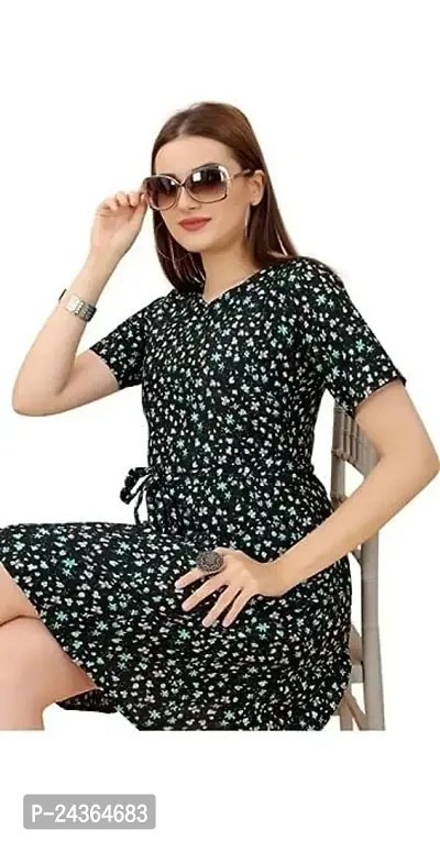 FREEDOM FASHION Trendy Modern Fancy Gorgeous Women Kurti Black-thumb2