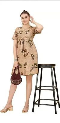 FREEDOM FASHION Trendy Modern Fancy Gorgeous Women Kurti Cream-thumb2