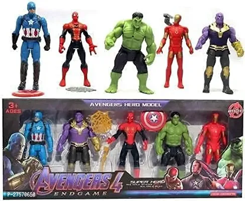 PH Avenger Toy Set Superhero Avenger Toy Set of 5 Super Hero Action Figure (Pack of 5)-thumb0