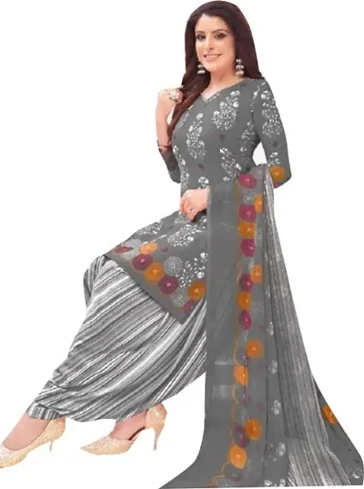 Women SYNTHETIC Un-Stitched Salwar Suit Dress Material