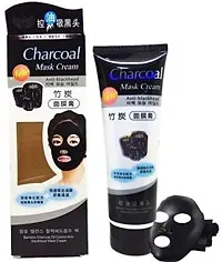 Charcoal Anti Blackhead Peel Off Mask Cream For Men And Women To Remove Acne Blackheads 130 Grams Skin Care Face-thumb1