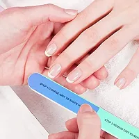 HimPrincy 7 -Sided Nail Buffers/Filers for Manicure (Random Colours) - Combo of 2-thumb2