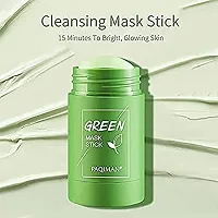 hot beauty Green Tea Cleansing Mask Stick for Face | For Blackheads Whiteheads Oil Control  Anti-Acne | Green Mask Stick for Men and Women-thumb1