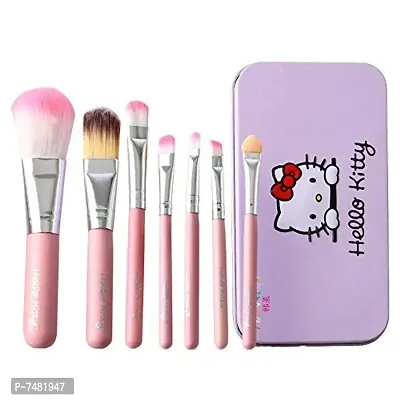 HOT BEAUTY COMBO OF TYA EYESHADOW ,EYELINER, MASCARA, EYEBROW PENCIL KAJAL,PINK HELLO KITTY  AND PUFF FAMILY-thumb3