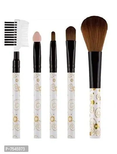 HOT BEAUTY COMBO OF CAPSULE FOUNDATION BRUSH,OVAL BRUSH AND 5 PS BRUSH-thumb3