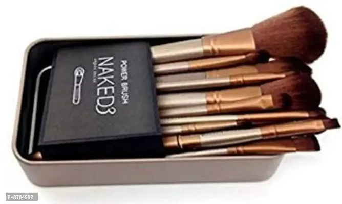 HOT BEAUTY  COMBO OF 12 PIECE BRUSH IN BOX (NAKED BRUSH BOX)