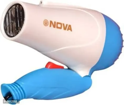 Hot Beauty Mini Hair Dryer Blue And White