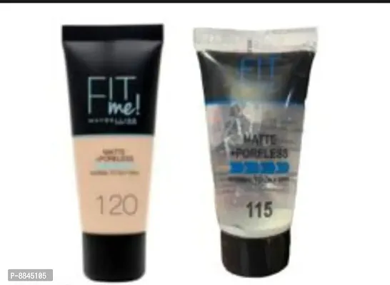 Hot Beauty Combo Of Foundation And Primer  (Fit Me)