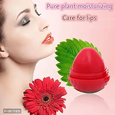 hot beauty strawberry Shape Lip Balm | For Softer Lips (Pack of 1)-thumb2