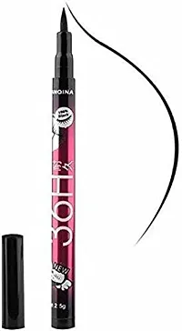 HOTBEAUTY Combo Of Rose Gold Remastered 18 Multicolor Eye shadow with Eye Liner Matte  Shimmery Finish-thumb4