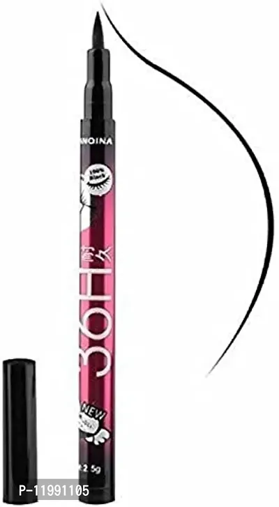 HOTBEAUTY Combo Of Rose Gold Remastered 18 Multicolor Eye shadow with Eye Liner Matte  Shimmery Finish-thumb5