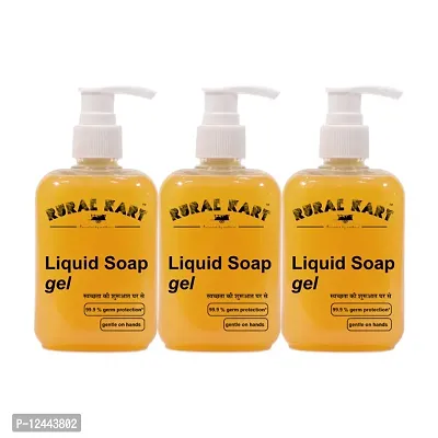 Rural Kart Liquid Hand Wash Soap Gel | pack of 3 |-thumb0