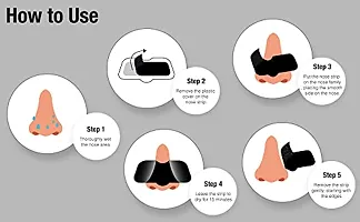 Nose Strips For Blackhead Whitehead Remover,Nose Pore Cleanser Strips,Deep Cleansing 10 PCS,Rose-thumb3