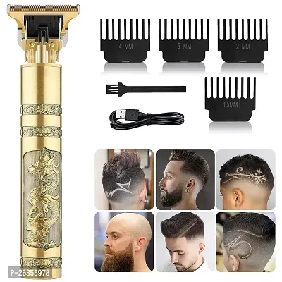 H B T9 Trimmer for Men Hair Zero Gapped Clipper Professional Cordless Haircut Electric Beard Trimmer for Men-thumb0