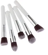 Professional White Makeup Brush Set of 10 pcs-thumb2