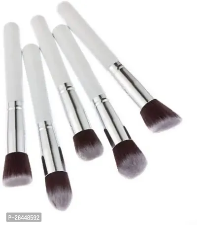 Professional White Makeup Brush Set of 10 pcs-thumb3