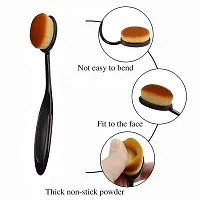 hot beauty Mushroom Powder Puff Blender Sponge for Foundation and Oval Foundation Brush, MAKEUP TOOL - PACK OF 2, multicolor-thumb1