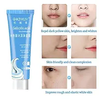 hot beauty 24 Hours Organic Natural Salicylic Acid Ice Cream Mask Tube for Face Gel Hydrating Moisturizer Cleanser for Dry/Sensitve Skin, Blackheads Remover, Nourish Men Women (Pack of 2)240ml-thumb2