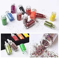 hot beauty  20 Bottles Colorful Nail Tips Glitter Manicure 3D Nail Art Decorations-thumb1