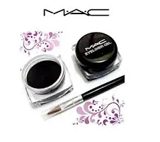 hot beauty combo of tya(6155) make up eyeshadow pallette and black and brown gel eyeliner-thumb1