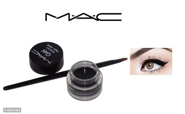 hot beauty combo of black  brown gel eyeliner and bullet shape foundation brush-thumb2