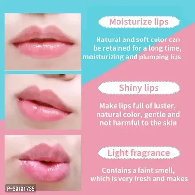 Beauty Moisturizing And Hydrating Heart Shape Lip Gloss Oil  Set Of 3-thumb3