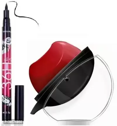 Sketch Eyeliner and Apple Shape Lipstick Combo