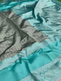 Stylish Lichi Silk Paithani Work Saree for Women-thumb1