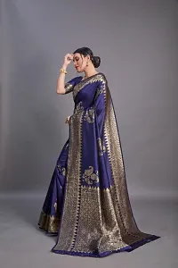 Fancy Lichi Silk Jacquard Work Saree for Women-thumb3