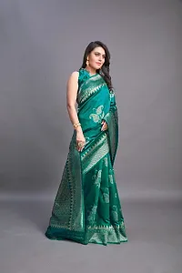 Fancy Lichi Silk Jacquard Work Saree for Women-thumb1