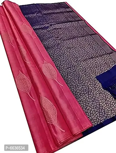 Fancy Lichi Silk Jacquard Work Saree for Women-thumb0