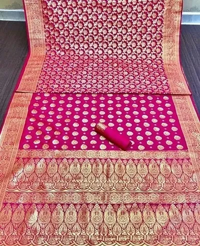 Cotton Silk Jacquard Sarees with Blouse Piece