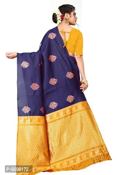 Trendy Art Silk with Jacquard Work Saree for Women-thumb3