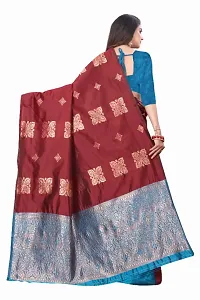 Beautiful Lichi Silk Jacquard Work Saree for Women-thumb3