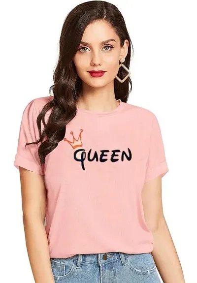 Elegant Round Neck T-Shirts For Women